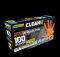 Ironclad CleanFit 8 mil Textured Orange Nitrile Disposable Gloves (Box of 100)